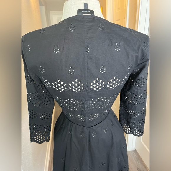 Theory structured eyelet shirt dress cotton size 2 - Picture 10 of 15